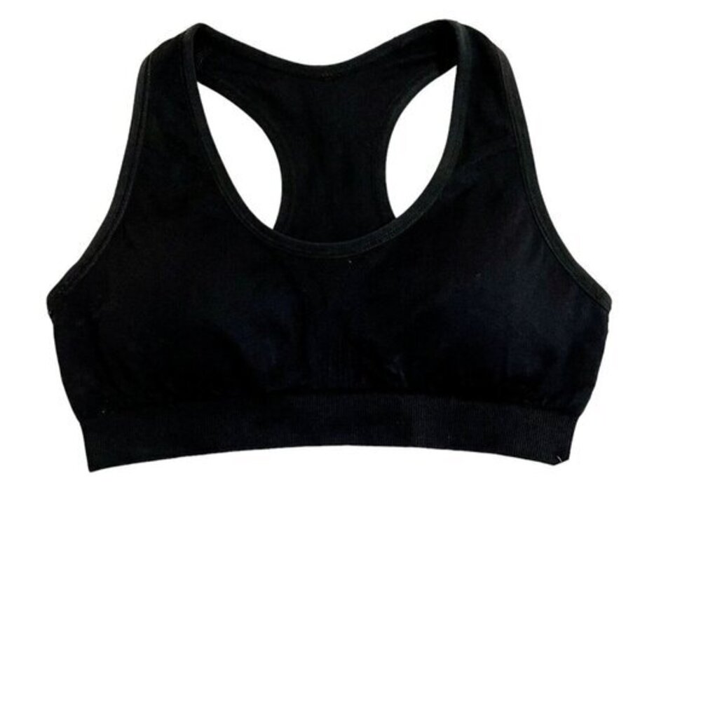 Z By Zella Sports Bra Black Seamless SZ XS NWT